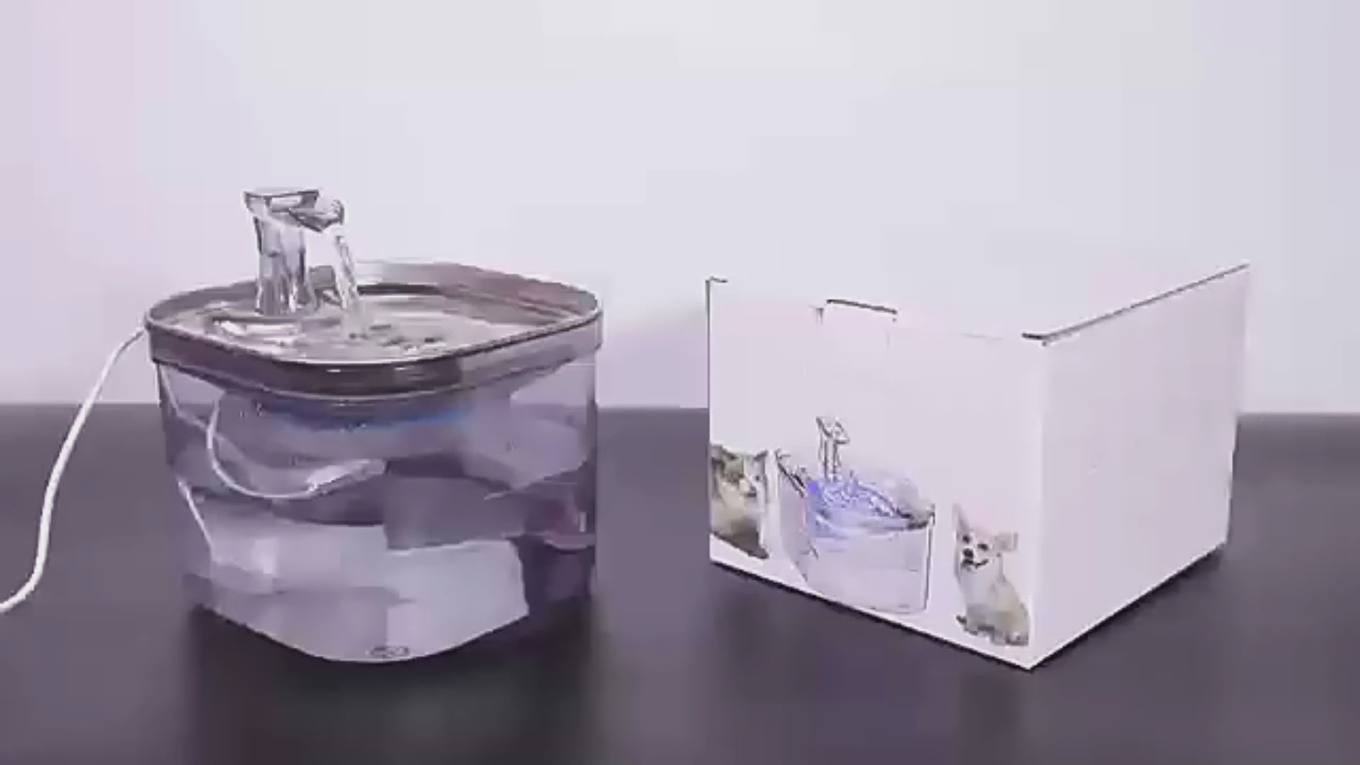 PawFlow™ Premium Pet Fountain – Stainless Steel, 2L
